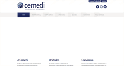 Desktop Screenshot of cemedi.com.br